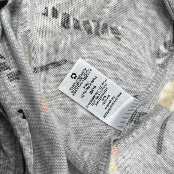 Baby Halloween Candy Romper Grey (NWT) Size: 0/3M - Candy Corn - Picture 10 of 10